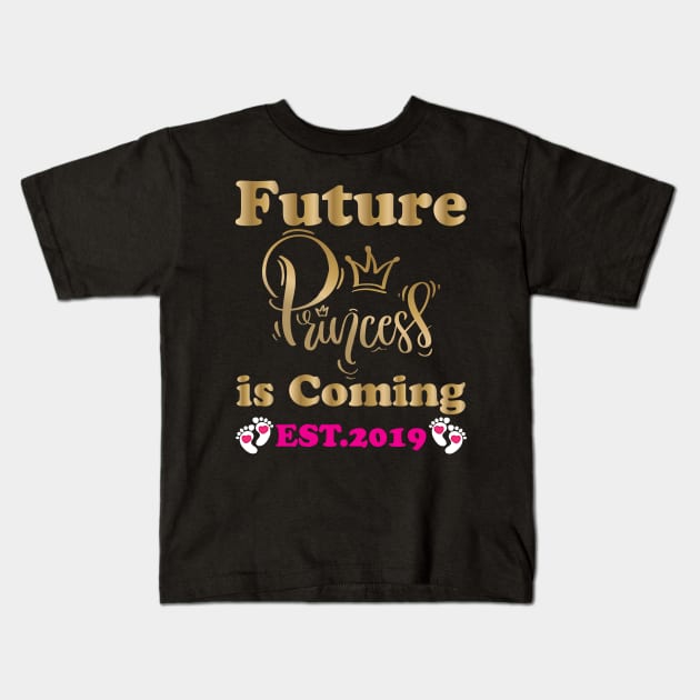 Future Princess is coming Kids T-Shirt by Work Memes